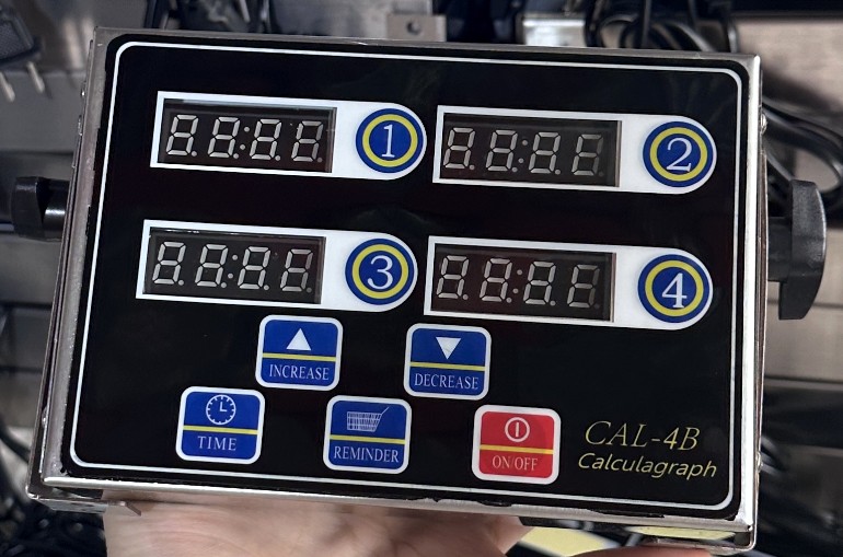 CAL-4B Commercial 4-Channel Kitchen Timer