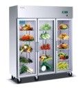 3 Glass Door Refrigerator Commercial Refrigerator - 1600L
