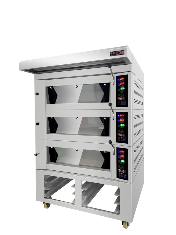 MightyChef 3-Deck 9-Tray Electric Deck Oven