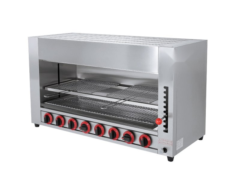 Commercial 8-Burner Gas Salamander MC-18