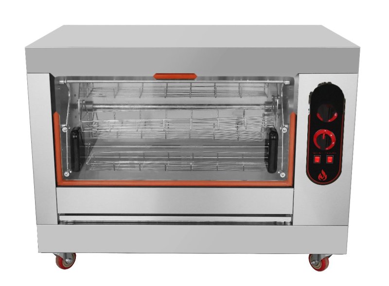 Commercial Horizontal Gas Chicken Rotisserie with FFD MC-368