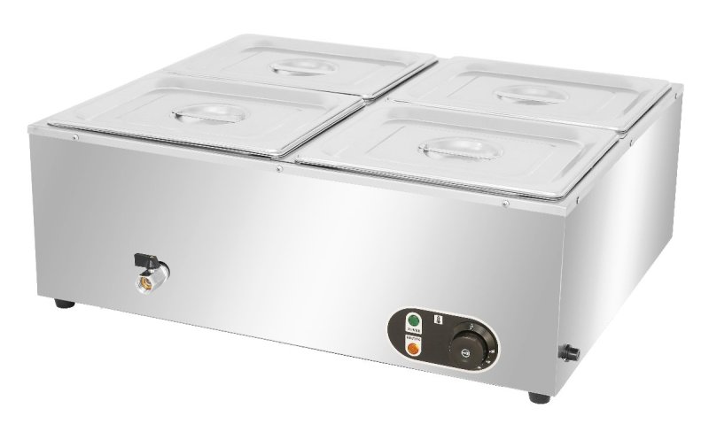 Commercial Electric 4-Pot Bain Marie MC-4V