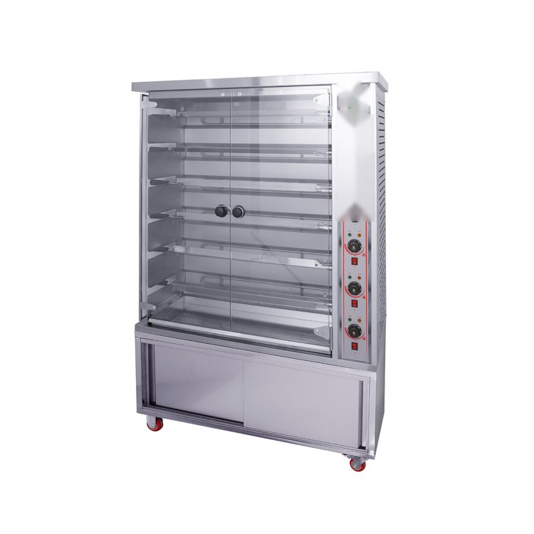 Commercial Electric Chicken Rotisserie with Cabinet MC-6PD