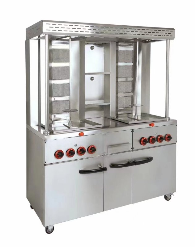 Commercial Gas Vertical Double Shawarma Grill MC-MG820