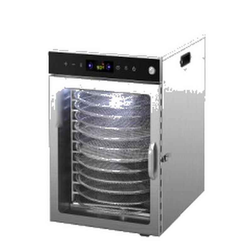 Compact 12-Tray Rotating Food Dehydrator