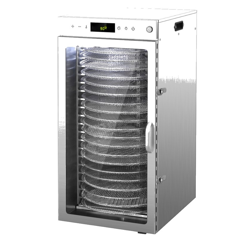 Compact 20-Tray Rotating Food Dehydrator