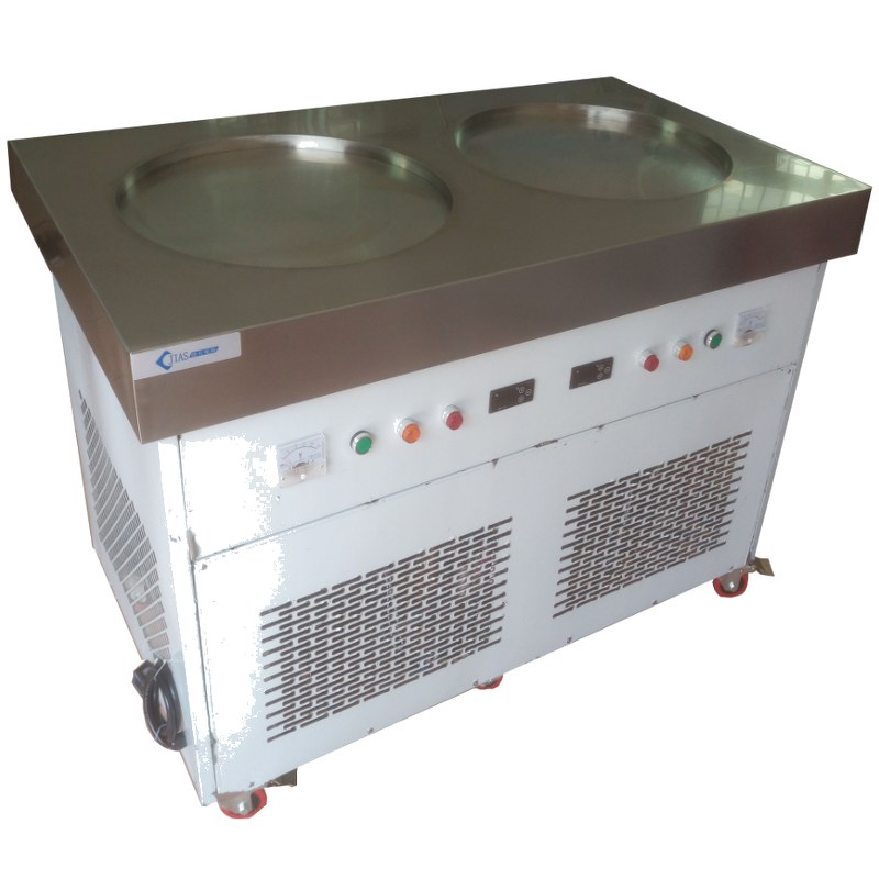 Single Round Pan Fried Ice Cream Roll Machine MC-FR01