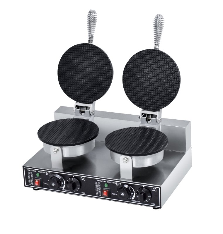 Commercial Double Cone Waffle Maker