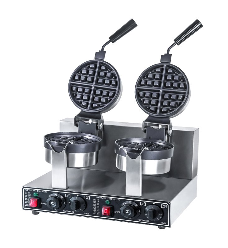 Commercial Double Rotary Waffle Maker