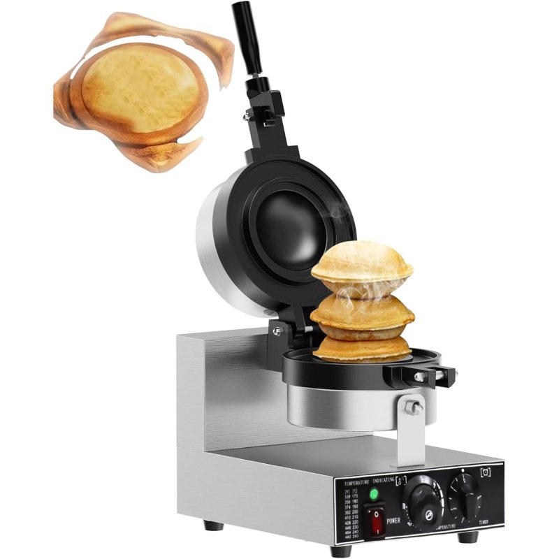 Commercial Single Burger Maker with Hook Locking