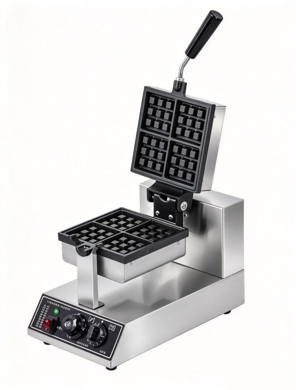 Commercial 4 PCS Belgian Waffle Maker Machine