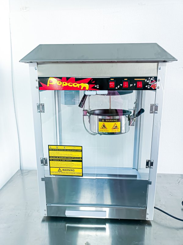 Commercial Metallic Popcorn Machine