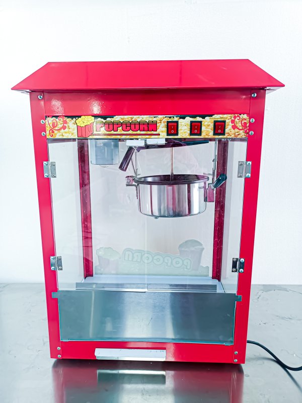 Commercial Full Red Popcorn Machine