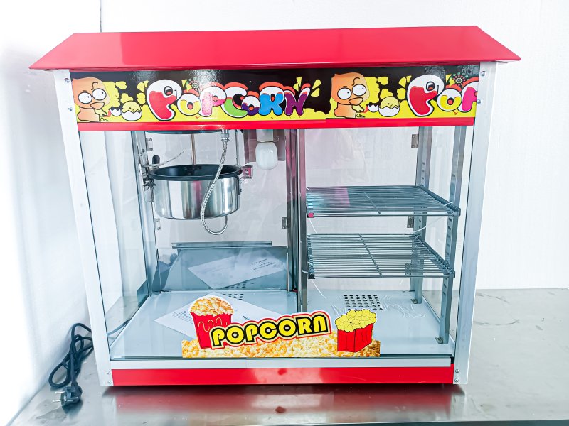 Commercial  Popcorn Machine With Warmer