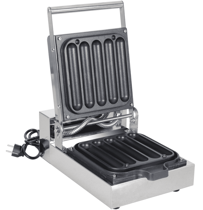 Commercial Mirror Hotdog Waffle Maker