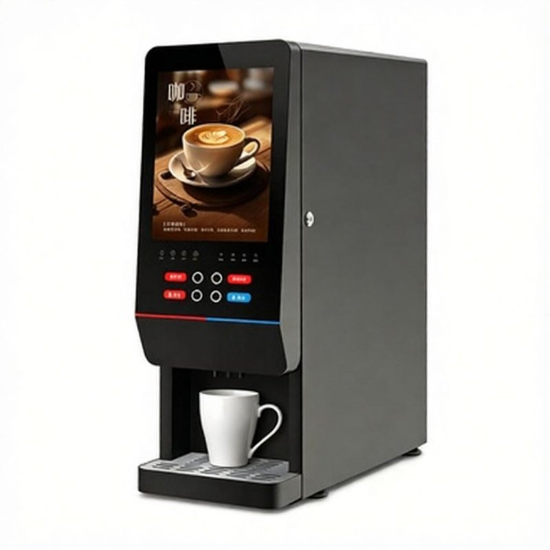 2-Flavor Instant Coffee Dispenser (Hot & Cold Type)