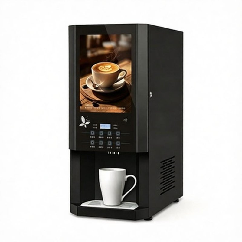 3-Flavor Instant Coffee Dispenser (Hot & Cold Type)
