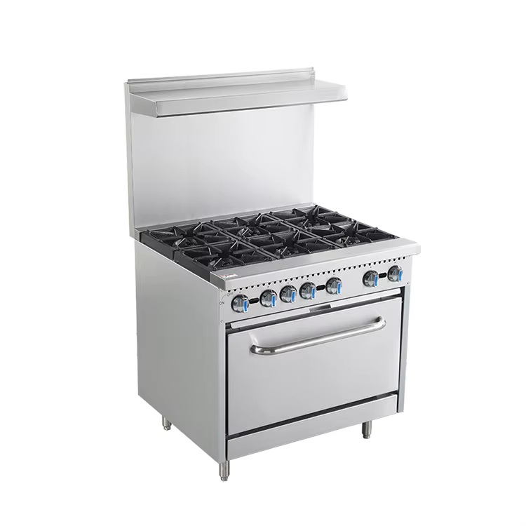 6‑Burner Gas Range with Oven