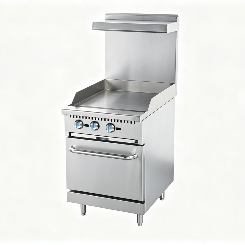 Full 24'' Gas Griddle Range with Oven