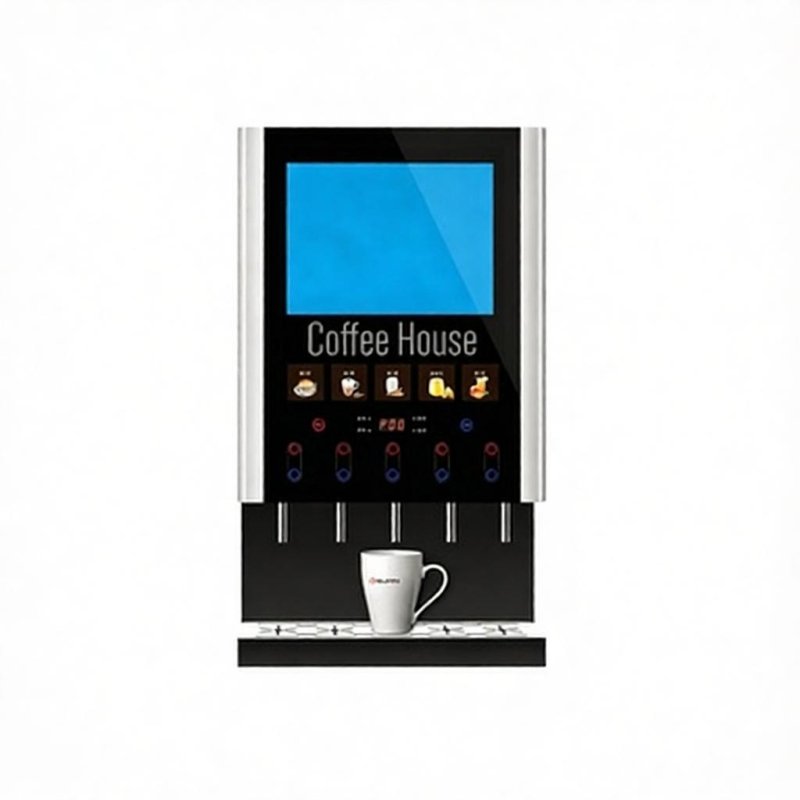 5-Flavor Instant Coffee Dispenser (Hot & Cold Type)