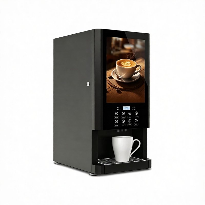 3-Flavor Instant Coffee Dispenser (Hot-Only Mixed Type)