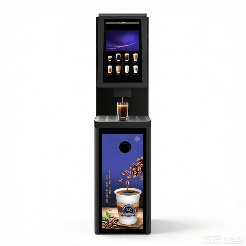 Freshly Ground Coffee Vending Machine (Freshly Ground + Instant, Hot-Only Version)