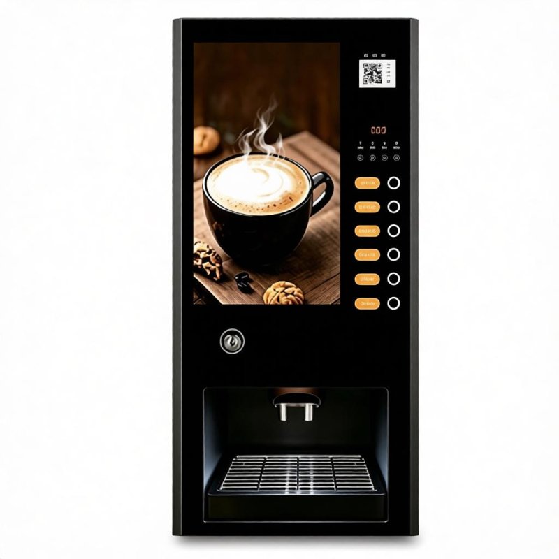 Self‑Service Coffee Vending Machine (Hot‑Only Instant Type)