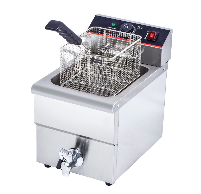 1‑Tank 1‑Basket Electric Deep Fryer