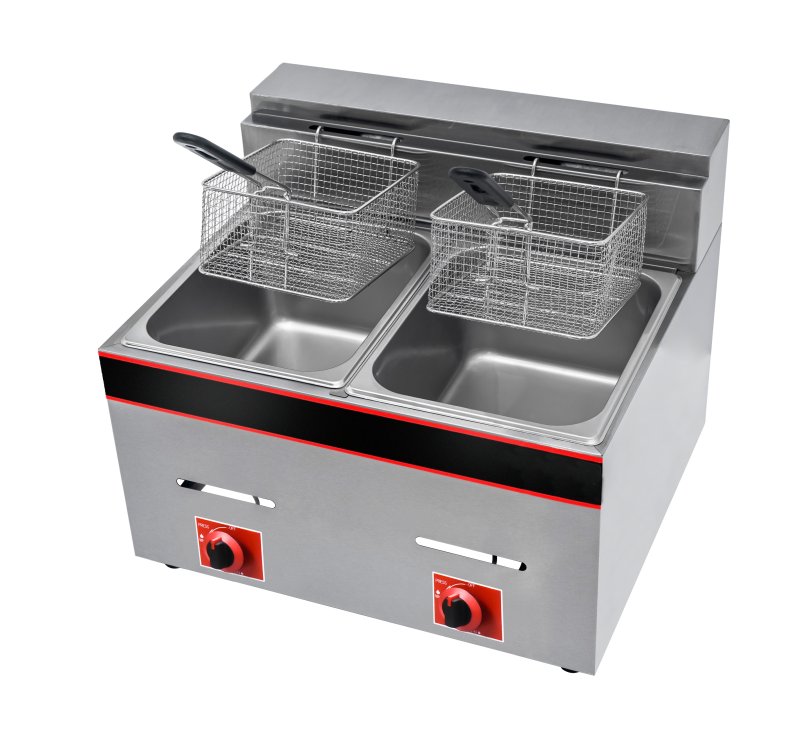 2-Tank 2-Basket Gas Fryer