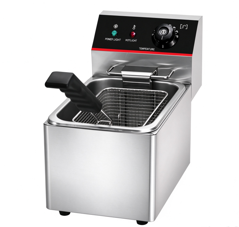1‑Tank 1‑Basket Electric Deep Fryer