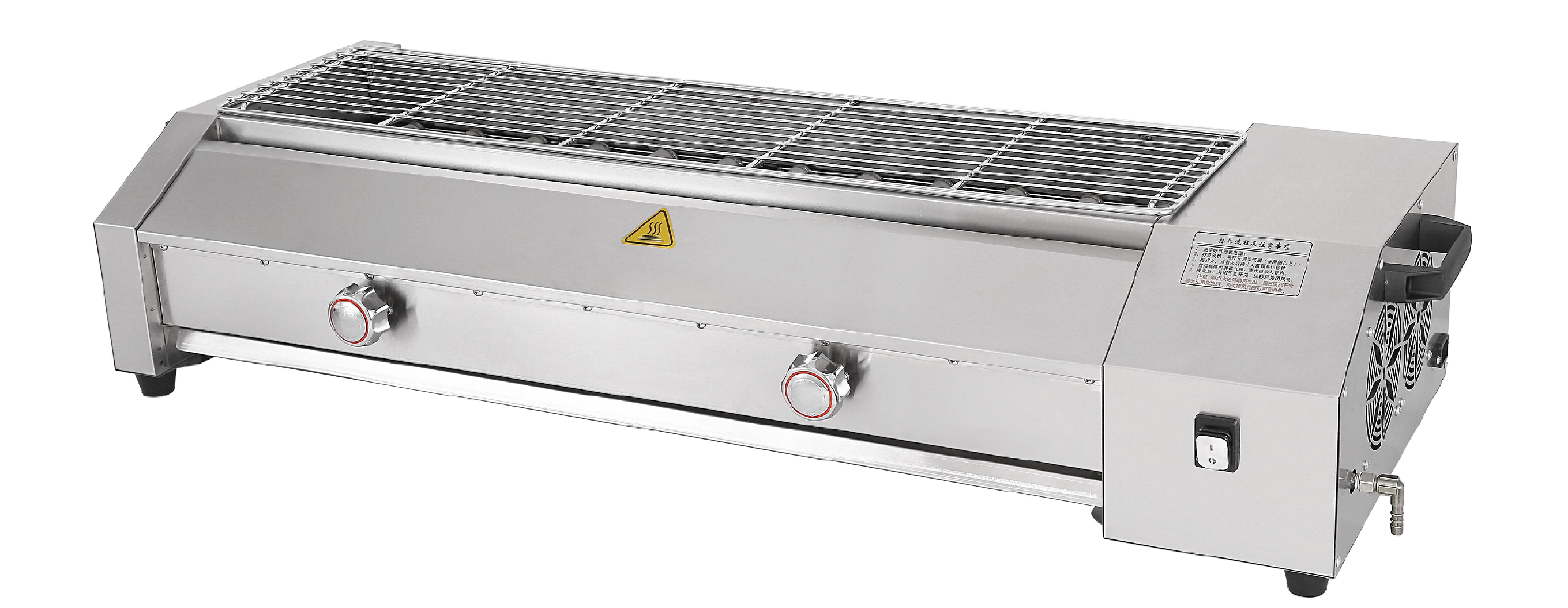 Commercial Gas Black Diamond Smokeless Grill MC-102Q