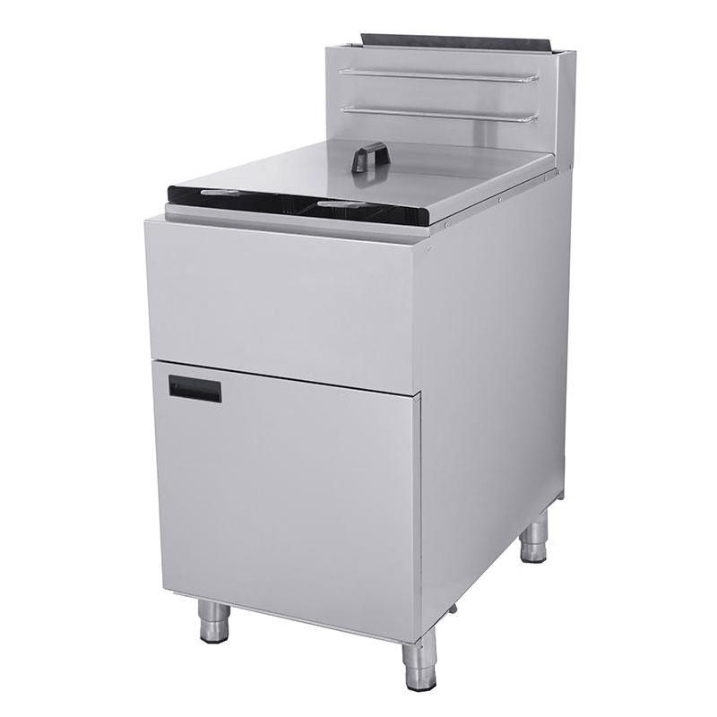 Commercial Gas Single Tank Double Basket Fryer MC-2G_博威阀