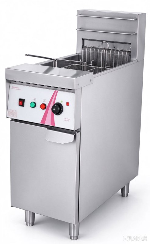 Commercial Electric Single Tank Double Basket Fryer MC-26