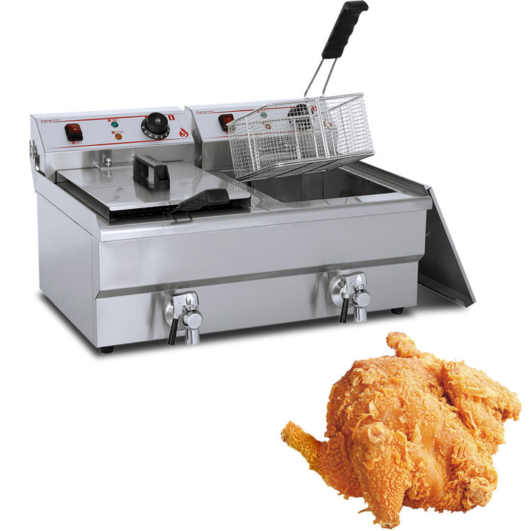 Commercial Electric Countertop Fryer MC-132V