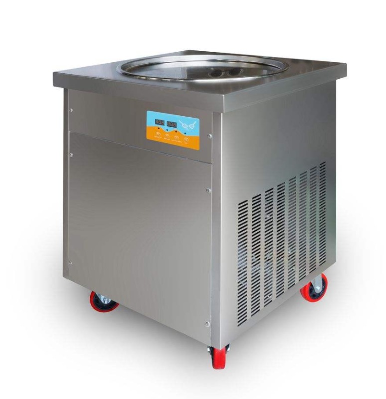 Commercial Fried Ice Cream Roll Machine for Restaurants-Easy to Operate 220V