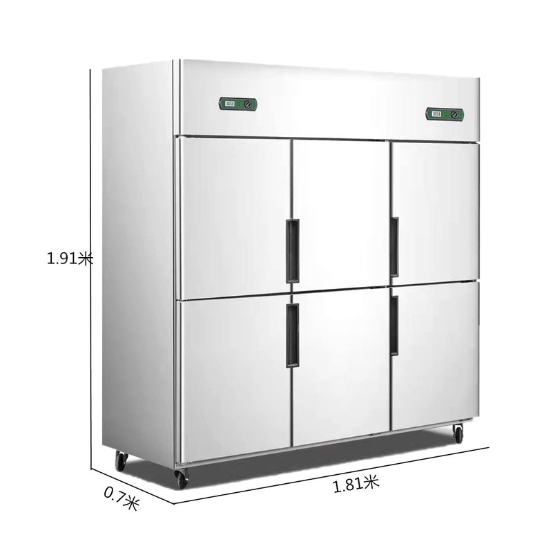 6 Door Freezer Commercial Refrigerator - 1600L