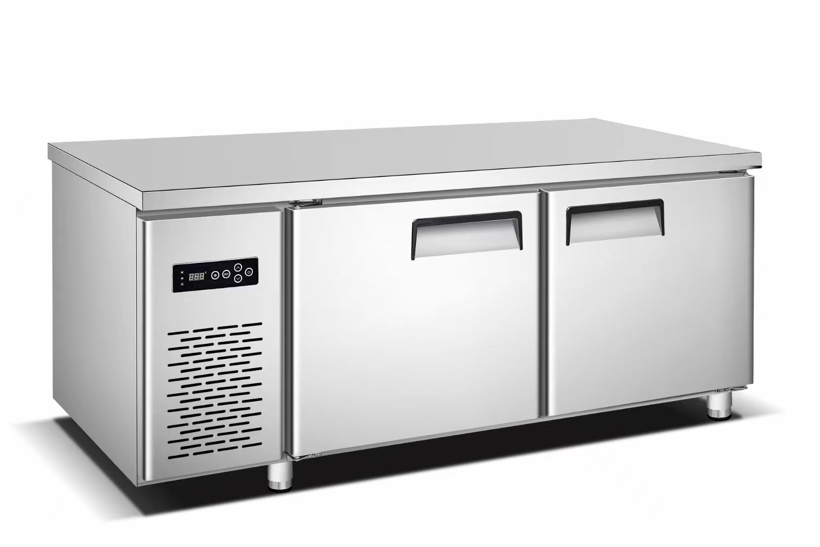 1.8m Commercial Refrigerator Worktable Refrigerator - 400L